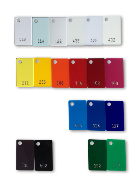 Litega akrilnega lista - standardna barva